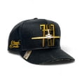 thumbnail image 1 of VAGO Style AMADO CARRILLO Gorra Artesanal Negra Visera Curva, 1 of 5