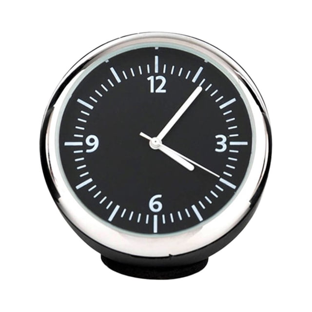 Reloj electrónico para automóvil, luminoso, mecánico, termómetro, higrómetro, con puntero de acero.