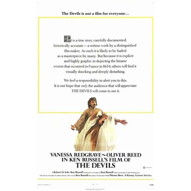 Posterazzi MOV254434 The Devils Movie Poster - 11 x 17 in.