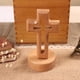 thumbnail image 1 of Adorno de cruz de , regalos cristianos, colección de decoración para el hogar de pie, crucifijo para base redonda perfke estatua de la cruz, 1 of 7