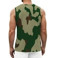 thumbnail image 4 of Beshee Tank Tops Men, Men's Summer Outdoor Digital Print Casual Holiday Street Sleeveless Tank Top Mens Shirts Navy XXXL, 4 of 6