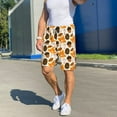 thumbnail image 4 of Cauagu Autumn Woodland Characters Print Pajama Bottoms for Men Sleep Pajama Shorts Elastic Waistband Sleep Pajama Short Men's PJ Shorts -X-Large, 4 of 6