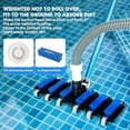 thumbnail image 6 of Pool Vacuum Head, Manual Pool Vacuum for Inground and Above Ground Pools Flexible Swivel Pool Head with Integrated Bottom Brush Swimming Pool Head for Absorb - 19 Inch Brush, 6 of 7