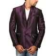 thumbnail image 2 of Flamboyant Russell Blazer Violet pour Hommes. Ce Produit Est Fait sur Commande., 2 of 3