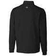 thumbnail image 3 of Men's Cutter & Buck Black Utah Utes Traverse Stretch Quarter Zip-Pullover Top, 3 of 3