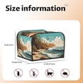 thumbnail image 5 of Lsque Coastal Palm Beach Print 4 Slice Toaster Cover , Kitchen Appliance Dustproof Protector , Toaster Protector Dustproof Kitchen Appliance Cover, 5 of 7