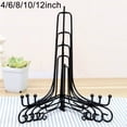 thumbnail image 2 of Iron Easel Classic Display Stand Bowl Plate Art Picture Photo Frame Home Storage And Organization For Kitchen Plates, 2 of 9