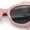 Pink - Black, variant on Womens Bling Melting Rhinestone Tear Cat Eye Runway Fashion Sunglasses Tortoise - Black