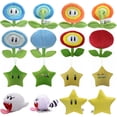 thumbnail image 4 of Mario Plush Toys Toad Yoshi Goomba Boo Shy Guy Ice Fire Flower Super Star Poison Piranha Cute Anime Stuffed Cartoon Peluche Doll, 4 of 5