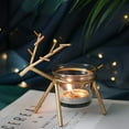 thumbnail image 3 of 2pcs Nordic Style Candle Holder Iron Candlestick Desktop Vintage Candle Rack, 3 of 8