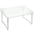 thumbnail image 1 of IFANLANDOR Folding Desktop Rack Iron Storage Holder Silver 1Pcs For Use, 1 of 8