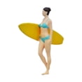thumbnail image 2 of LeeQinersw 1/64 Miniature Surfing Figure Collectibles Layout Props Painted Beach Surfer E, 2 of 9