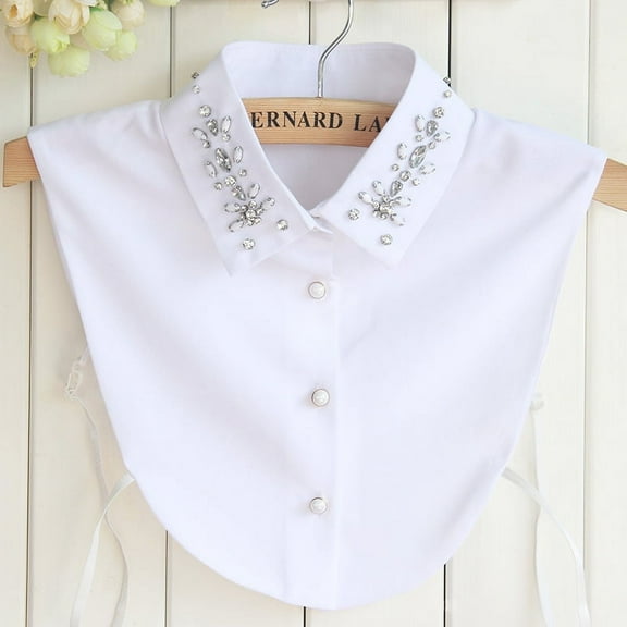 Yoyauz False Collar Detachable Collar Shirt Dickey Collar Half Shirt False Collar Suitable for Girls and Women