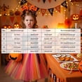 thumbnail image 5 of NIEWTR Kids Girls Halloween Pumpkin Dress Costume For Girls Tutu Dresses With Headband Cosplay Fancy Outfits, 5 of 9