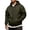 Army Green, variant on Men's Zip Up Fleece Hoodie Sweatshirt Casual Athletic Mens Hoodies Full Zipper Lightweight Jacket