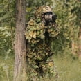 thumbnail image 4 of 2Pcs Premium Ghillie Suit 3D Leaf Adultos Ghillie Suit Woodland Camuflaje Chaqueta ntalones con capucha Conjunto para ejercicio al DYNWAVEMX Camuflaje de Ghillie Trajes, 4 of 8