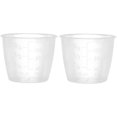 thumbnail image 1 of 2 Pack Plastic Transparent Graduated Measuring Cups Rice Measuring Cups Electric Rice Cooker Replacement Cups Kitchen Supplies Clear One Size, 1 of 4