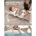 thumbnail image 3 of Baby Delight Highland Organic Bouncer, 3-Position, Infants 0-6 Months, Organic Mocha, 3 of 9