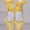 Yellow, variant on YYUIJK Girl's Canvas Ballet Dance Toe Shoes Professional Satin Pointe Shoes Beige 4.5 Years