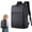 Black, variant on CHENjy Laptop Backpack Business Slim Travel Computer Bag Anti-Theft Lightweight Work Office College Book Bag Present for Men Women 16.14*11.42*4.72 in