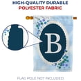 thumbnail image 4 of America Forever Spring Monogram House Flag Letter B 28 X 40 inches Double Sided Vertical Outdoor, Yard, Lawn, Beautiful Flowers, Floral Design, Summer Farmhouse House Flag, 4 of 5