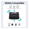 thumbnail image 3 of 4K Compatible Switch Splitter Bi-Direction 1x2/2x1 Switcher 2 in 1 Out for TV Box Switcher Adapter, 3 of 7