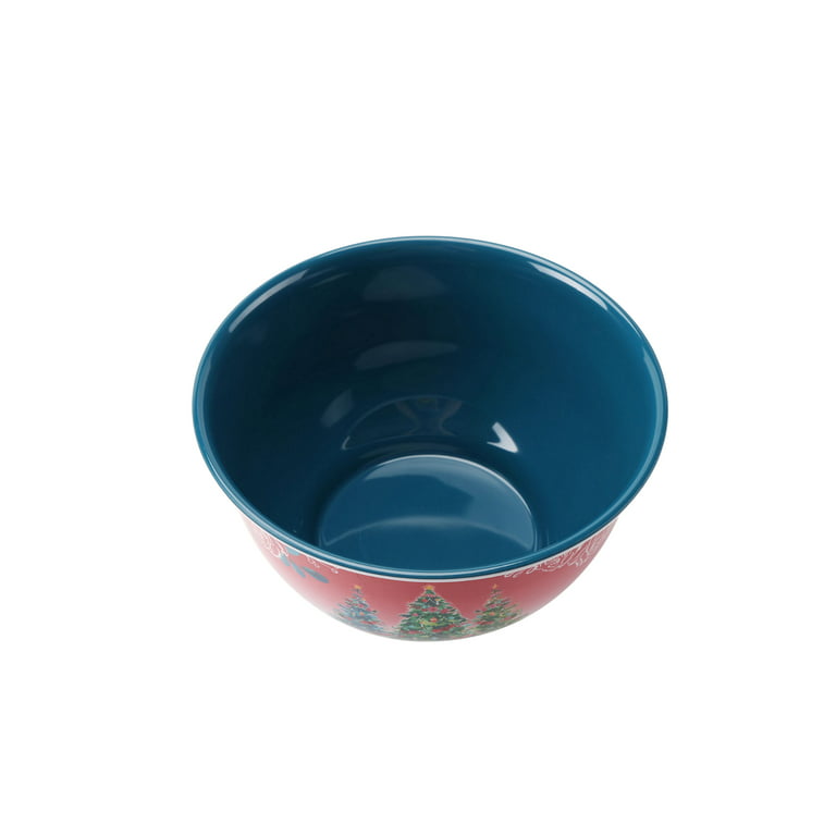 The Pioneer Woman Melamine Mixing Bowl Set with Lids, 18 Piece Set, Wishful Winter, Size: XL Bowl: Dia 10 5/8 inch x 6 H inch (with Lid)Large Bowl