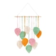 thumbnail image 1 of Macramé para colgar en la pared, decoración de pared, adorno de fondo, tapiz bohemio, borlas de hojas de macramé para apartamento, hogar, dormitorio, Naranja, 1 of 8