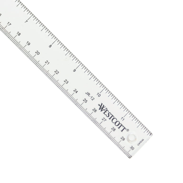 Westcott See Through Acrylic Ruler 18 inch Clear