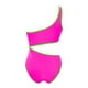thumbnail image 4 of WILLBEST Traje de Baño con Curvas para Mujer, Bañador de Malla de 1 Pieza, Push Up, Acolchado, Bikini, Traje de Baño de Entrenamiento, Bañador deportivo Fruncido, Bañador Vintage, 4 of 4