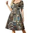 thumbnail image 1 of Vestido de manga corta Kunst Haus Wien Vestido largo de mujer Vestidos con mangas largas Vestido, 1 of 8