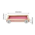 thumbnail image 2 of ORDDIART Claw Grinding Board Wood Pink 1Pack for Squirrels, 2 of 5