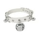 thumbnail image 3 of Gargantilla gótica punk para mujer, collar con forma de campana, regalo, joyería punk Blanco, 3 of 9