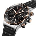 thumbnail image 2 of Breitling Super Chronomat B01 44 Automatic Chronograph Black Dial 18K Rose Gold Bezel Rubber Strap Men's Watch UB0136251B1S1, 2 of 2