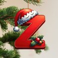 thumbnail image 6 of Luckky 26 Letters Christmas Tree Decoration Pendant, 2024 Personalized Ornaments for Christmas, A to Z Ornament Letters Decorative Hanging Xmas Alphabet Letters for Xmas Tree DIY Craft (Z), 6 of 6