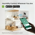 thumbnail image 4 of Smart Humidifiers for Bedroom Large Room Home, 6L Cool Mist Top Fill Humidifier with Essential Oil Diffuser, Black, 4 of 8