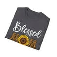 thumbnail image 5 of Blessed Mom, Gildan Unisex Softstyle T-Shirt, Sunflower Graphic Tee, S-3XL, 5 of 5
