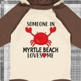 thumbnail image 4 of Inktastic Someone in Myrtle Beach Loves Me Boys or Girls Long Sleeve Baby Bodysuit, 4 of 5