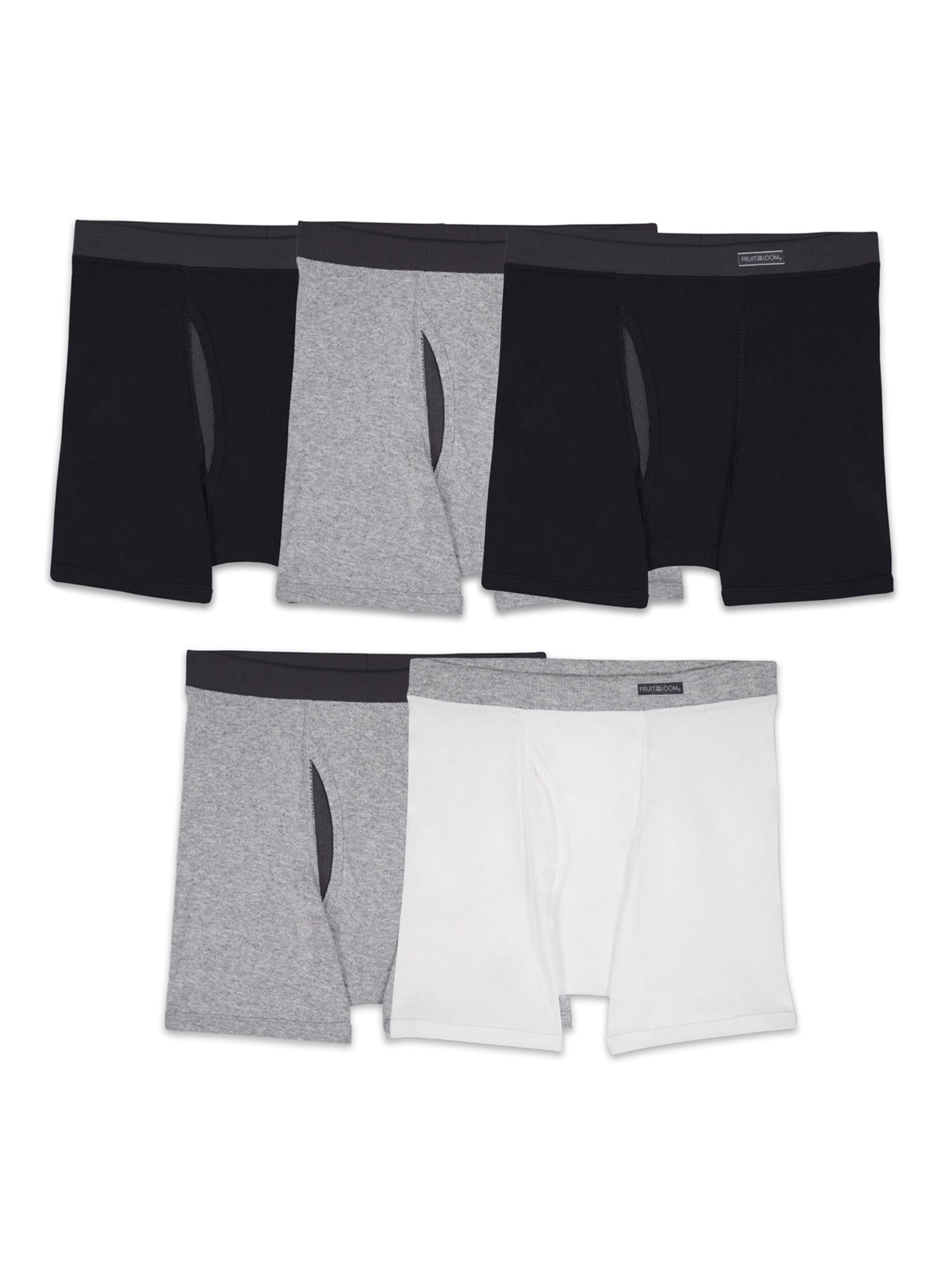 Fruit of the Loom Boys Underwear, 5 Pack CoolZone Boxer Briefs, Sizes S-XL