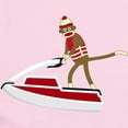 thumbnail image 2 of CafePress - Sock Monkey Jet Ski Infant Bodysuit - Baby Light Bodysuit, Size Newborn - 24 Months, 2 of 4