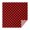 Red and Black, variant on Red and Black Checkered Pattern Square Tablecloth,Waterproof Square Table Cover,Wipeable Spillproof Washable Table Cover for Home Kitchen Party Decor 42"X42"(107x107cm)