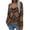 Khaki, variant on Qertyioot V Neck Sweaters for Women Fall Women's Casual Long Sleeve Loose Rhombus Pattern Sweater Pullover