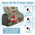 thumbnail image 3 of YOPINCO Winter, natural style, cardinal pattern, magnetic waterproof mailbox cover, 21x18 inches, good for garden decor, a nice gift., 3 of 5
