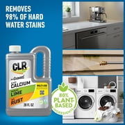 CLR Calcium Lime and Rust Remover, Multi-Use Household Cleaner, EPA Safer Choice, 28 oz