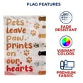thumbnail image 5 of America Forever Pet Memorial Garden Flag - Pets Touch Our Hearts, Lost Pet Cat Dog Bereavement Remembrance - Double Sided Seasonal Yard Outdoor Decorative Flag - 12.5" x 18", 5 of 7
