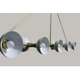 thumbnail image 5 of 10 Light Modern Raw Brass chandelier light Fixture, 5 of 8