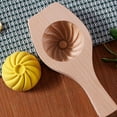 thumbnail image 4 of Wooden Cake Mould Handmade Baking Pattern Mold for Muffins Cakes Pies Biscuit DIY Dessert Pastry Making Kitchen Tool Reusable Non-Stick, 4 of 5