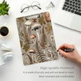 thumbnail image 4 of Acrylic Clipboards with Low Profile Clip, A4 Standard Size 9" x 12.5" File Holder for Writing Drawing, Clip Boards for Doctors Offices, Mushroom Brown Gifts, 4 of 7
