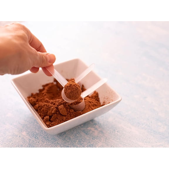 5 Gram Clear Scoop, Plastic Measuring Spoon for Creatine, Protein Powder, and Other Powders, Food-Grade, 3.85 in