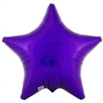 Party Destination 171338 Purple Prismatic Star 18 in. Foil Balloon
